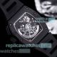 Swiss Replica Richard Mille RM 011 Black Phantom Ceramic Rubber Watch (6)_th.jpg